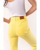 Pantalon flare Meghan jaune