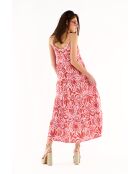 Robe fluide imprimée Alison rose