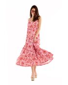 Robe fluide imprimée Alison rose
