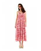 Robe fluide imprimée Alison rose