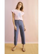 Pantalon jean large rétro Henry bleu