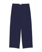 Pantalon à pinces  large Kate bleu