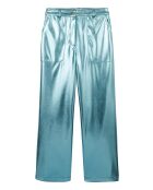 Pantalon métallisé Charles bleu