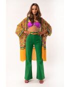 Pantalon flare Meghan vert