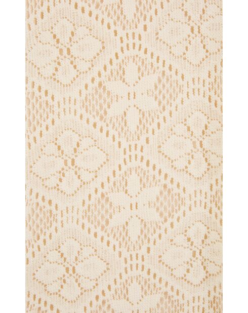 Pantalon léger crochet dentelle Kayle blanc