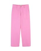 Pantalon jean large rétro Henry rose
