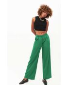 Pantalon à pinces  large Kate vert