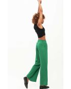 Pantalon à pinces  large Kate vert