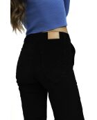 Pantalon droit en velours côtelé William noir