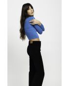Pantalon droit en velours côtelé William noir
