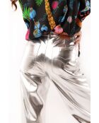 Pantalon métallisé Charles argenté