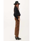 Pantalon jean large rétro Henry noir