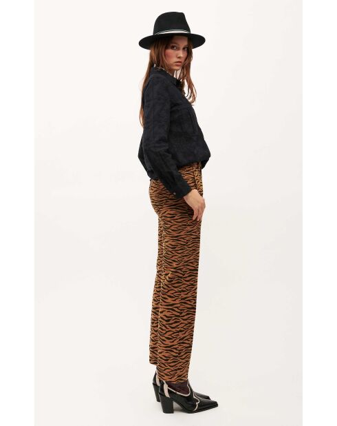 Pantalon jean large rétro Henry noir