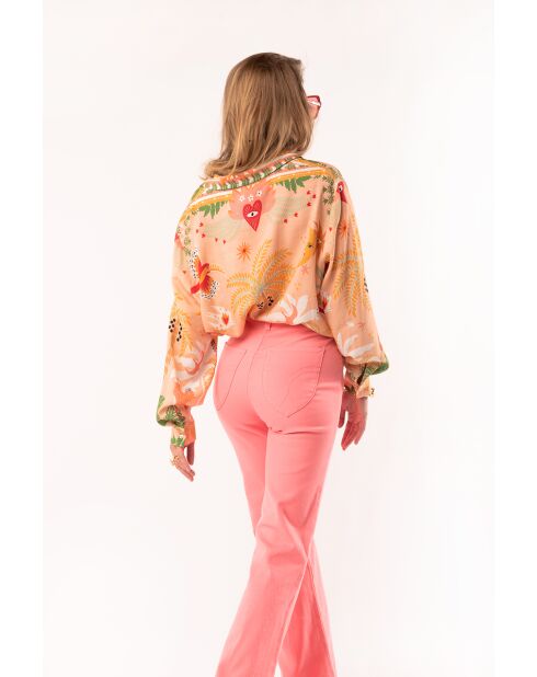 Pantalon flare Meghan rose