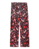 Pantalon droit à motifs Calista violet