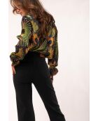 Pantalon flare Meghan noir