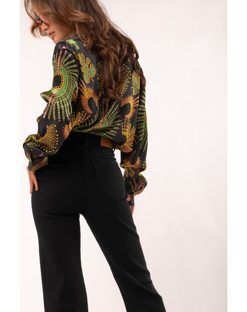 Pantalon flare Meghan noir