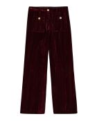 Pantalon droit velours Koffi bordeaux