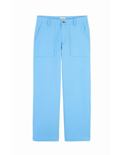 Pantalon jean large rétro Henry bleu