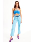Pantalon jean large rétro Henry bleu