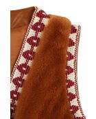 Gilet fourré sans manches Demba camel