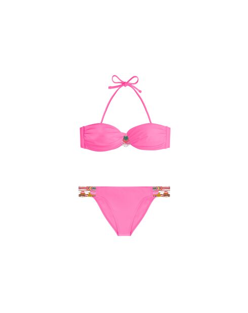 Maillot de bain deux pièces bandeau Myswim rose