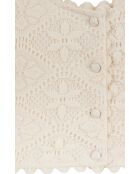 Crop top crochet dentelle Hedda blanc