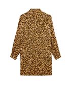 Robe courte léopard Shirkan marron
