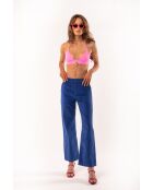 Pantalon droit en velours Harry bleu