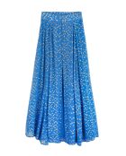 Jupe longue avec lurex Irelia bleue