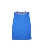 Débardeur avec encolure sequins Alix bleu
