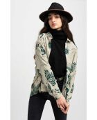 Chemise imprimé thème astral Bonaventure Univers verte