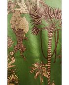 Robe midi manches longues à motifs Jaya kaki