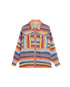 Chemise oversize rayée Molimo bleue