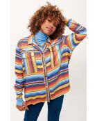 Chemise oversize rayée Molimo bleue