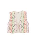 Gilet sans manches brodé Alaia multicolore