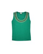 Débardeur avec encolure sequins Alix vert