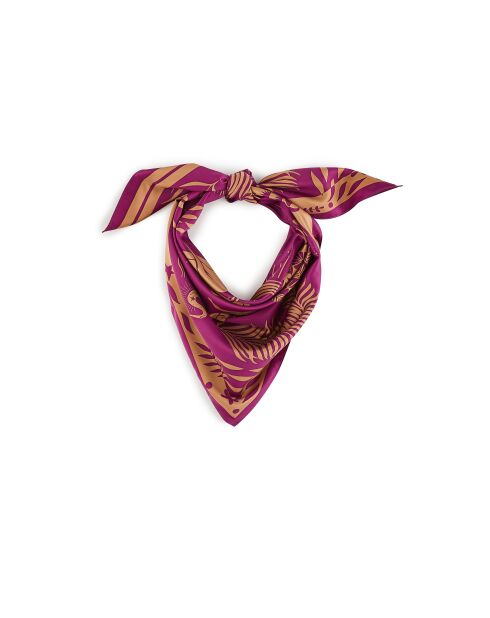 Foulard medium imprimé astral Univers violet