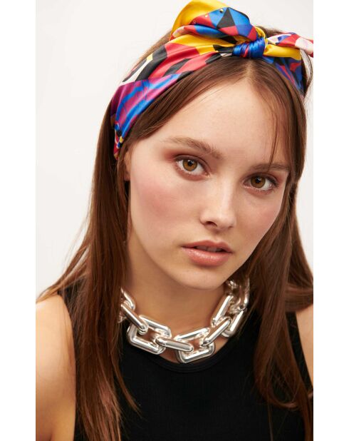 Mini foulard univers pop Samburu multicolore