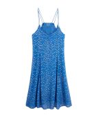 Robe d'été fluide 7/8 Kenny bleue