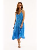 Robe d'été fluide 7/8 Kenny bleue