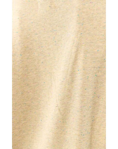 T-shirt manches courtes imprimé Lagos ocre