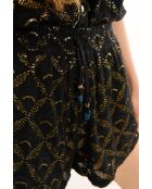 Short brodé de sequins Celine noir