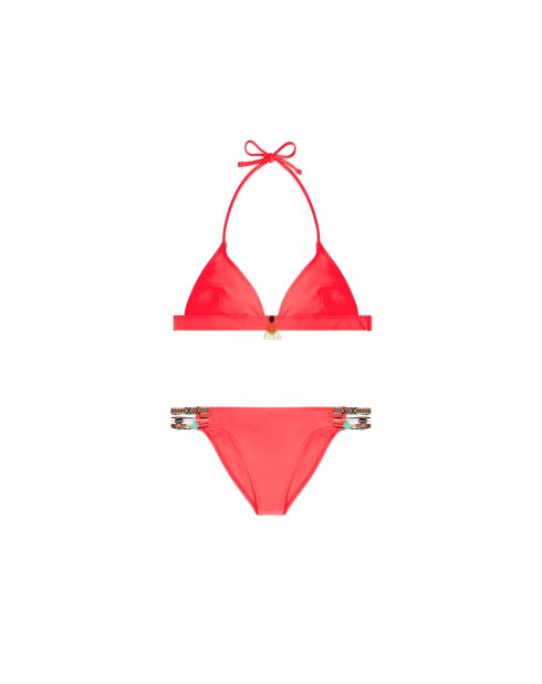 Maillot de bain deux pièces triangle Mybath rose