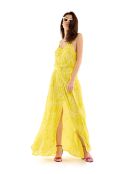 Jupe longue avec lurex Irelia jaune