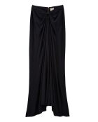 Jupe longue irisé Lotus noire