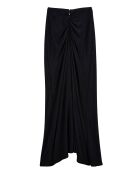 Jupe longue irisé Lotus noire