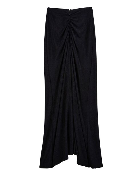 Jupe longue irisé Lotus noire