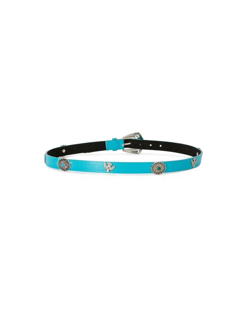 Ceinture grosse boucle Onati bleue