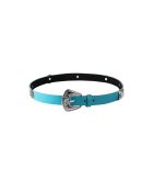Ceinture grosse boucle Onati bleue